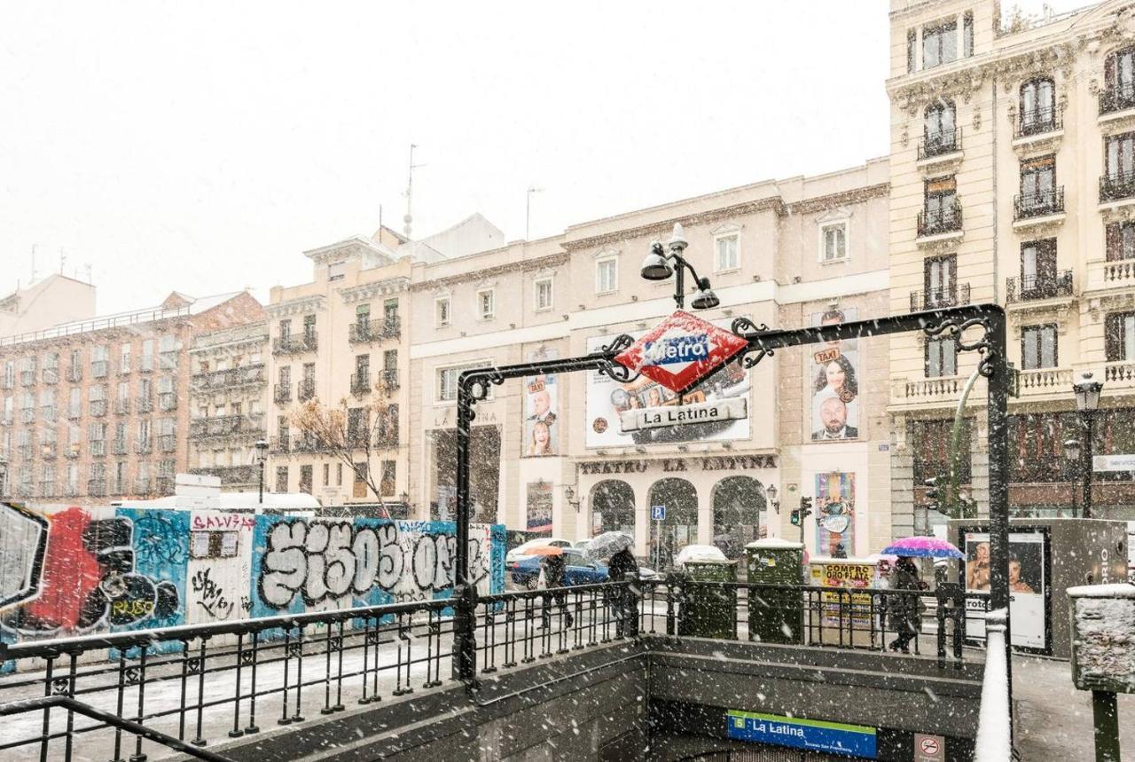 Apartamento 1 Hab En La Latina - Madrid Centro Buitenkant foto